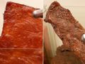 香辣猪肉干的加工制作过程